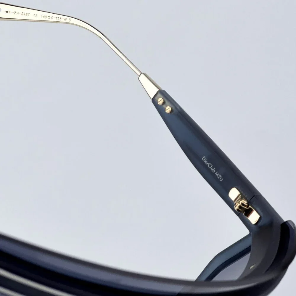 Dior Men BRAND NEW Sunglasses Matte Navy Blue Silver Mask DIORCLUB M2U